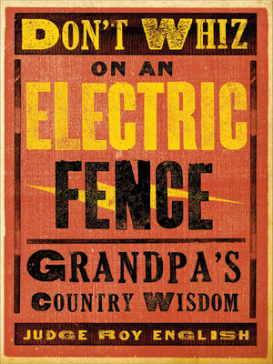 cover image of Don't Whiz on an Electric Fence
